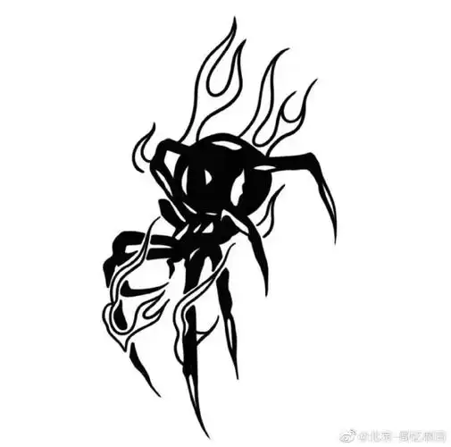 黑白纹身##纹身设计##北京纹身