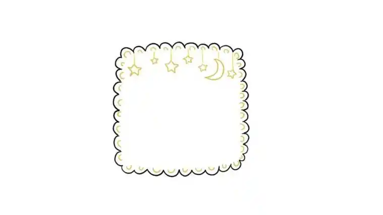 花边简笔画简单一点