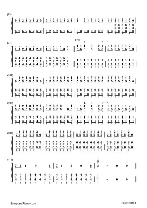 lovestorytaylorswift双手简谱预览5