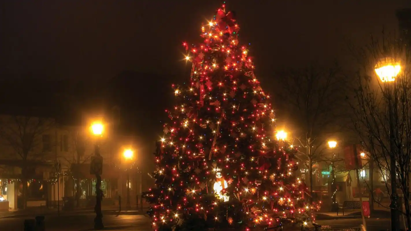 圣诞节创意圣诞树唯美图片桌面壁纸