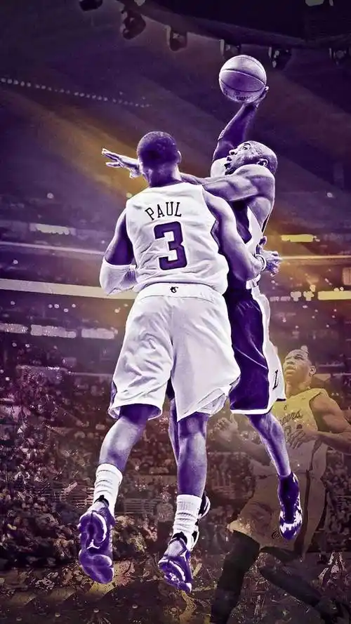 篮球明星背景,高清图片,手机锁屏桌面-壁纸族