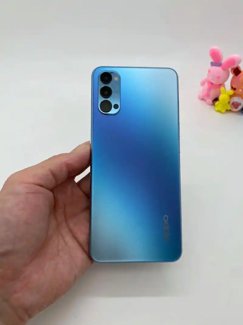 oppo便宜二手5g手机.oppo reno4 蓝色8 12 - 抖音