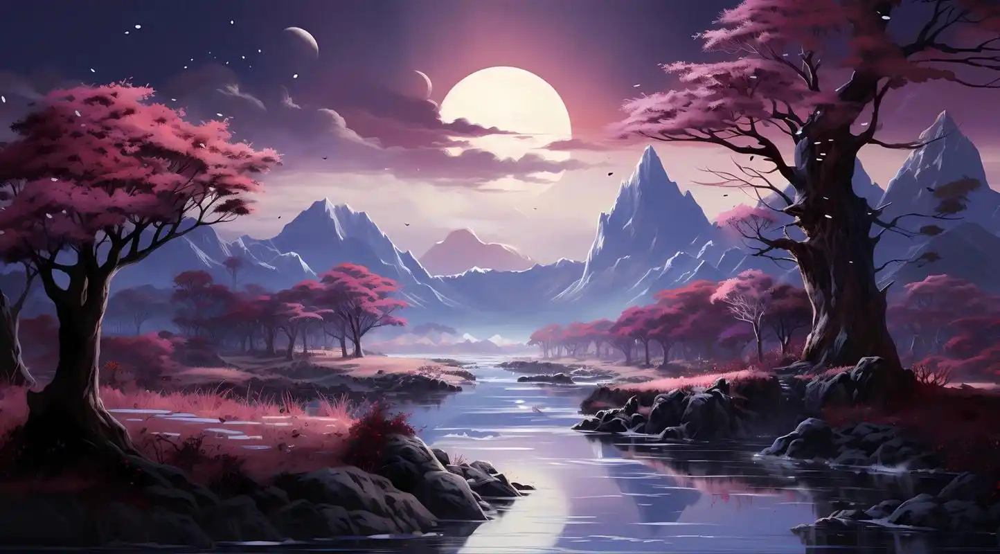 高清古风玄幻仙境壁纸   	 已高清放大4倍,适合做电脑桌面壁纸,16:9