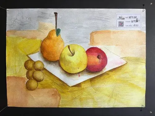 2021寒假班《静物组合》淡彩课 彩铅课