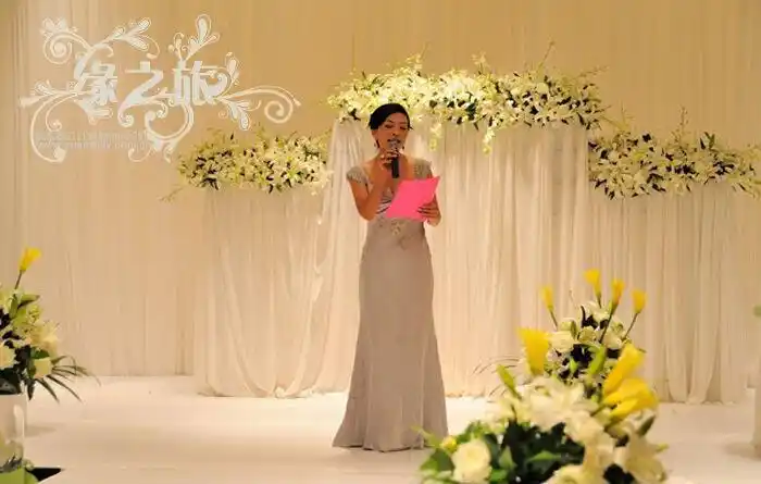 婚礼女主持人一样很耀眼