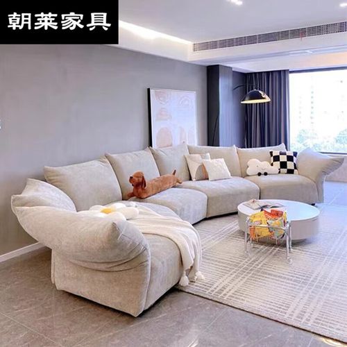林氏生活(linsy home)2023高端设计师款edra花瓣沙发客厅现代简约布艺