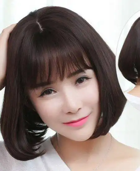 初中圆脸女生剪什么发型好 清纯校园风短头发设计