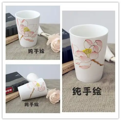 纯手绘荷花陶瓷杯http://item.taobao.com/item.htm?spm=686.1000925.