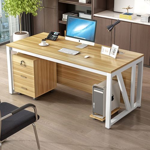 职员办公桌简约现代办公室办公桌老板经理桌家用经济电脑桌单人桌