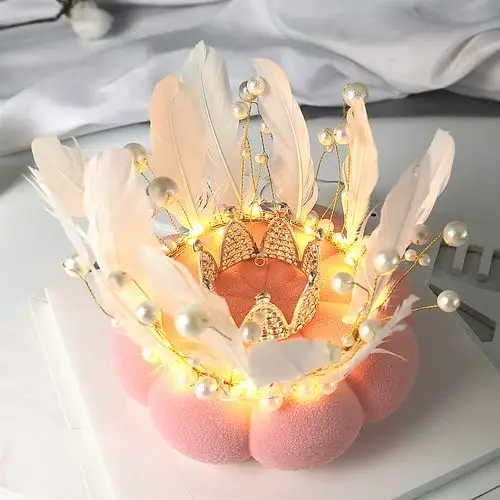 小仙女皇冠生日蛋糕女神蛋糕法式慕斯芝士蛋糕广州深圳新鲜生日蛋糕