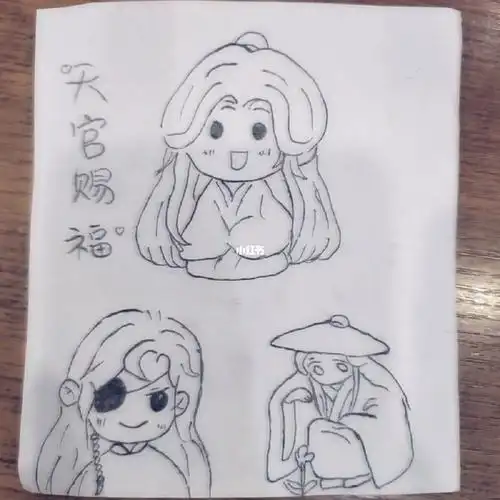 心血来潮画的,还挺有天赋#花城和谢怜  #天官赐福百无禁忌