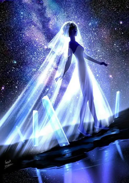 p站美图推荐——星空裙特辑