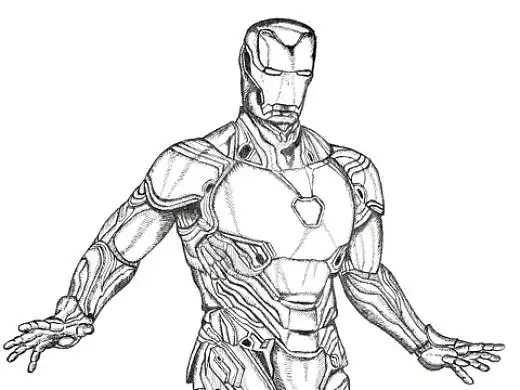 绘画作品——钢铁侠