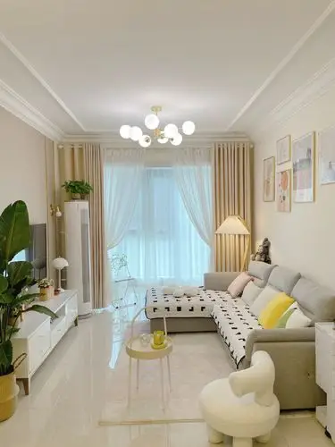 看多了现代灰风格,来看看这套暖色系装修,.