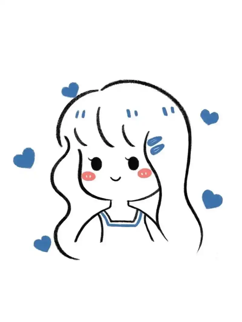 简笔画:可爱小女孩.#图文伙伴计划 #简笔画 #简笔画教程  - 抖音