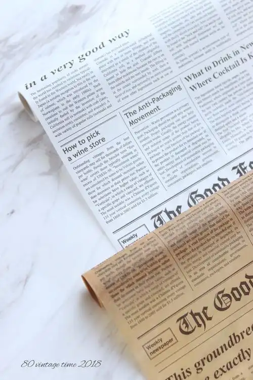 用木板报纸做相片