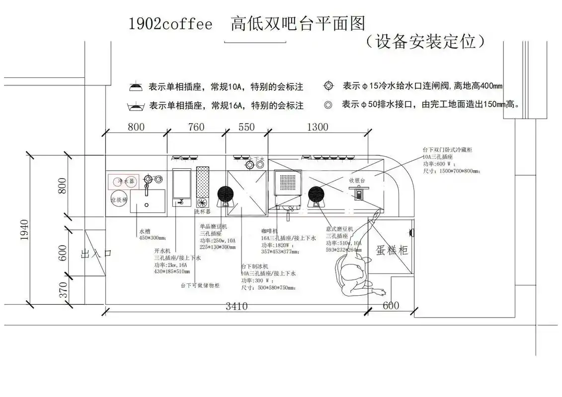 咖啡馆高低吧台设计,老房改造咖啡馆#咖啡馆设计#咖啡馆吧台设 - 抖音