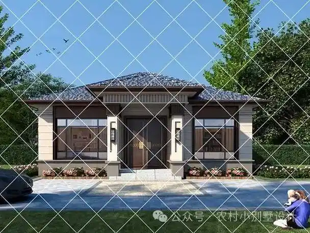 精选28套一层中式风格农村自建房,经济适用舒适安逸,!