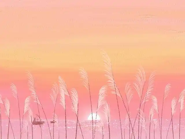 一些简简单单的手绘风景壁纸,朋友圈背景图