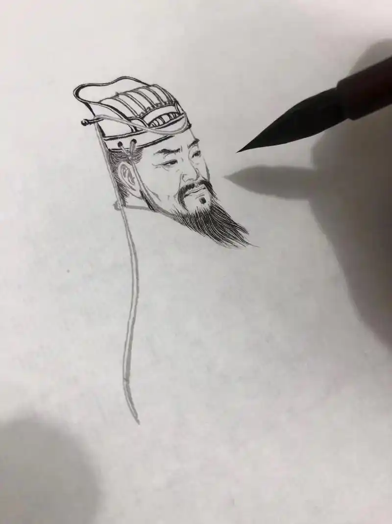 《中华传统美德》——牛角挂书.#国画也抖音 #弘扬中华文化  - 抖音