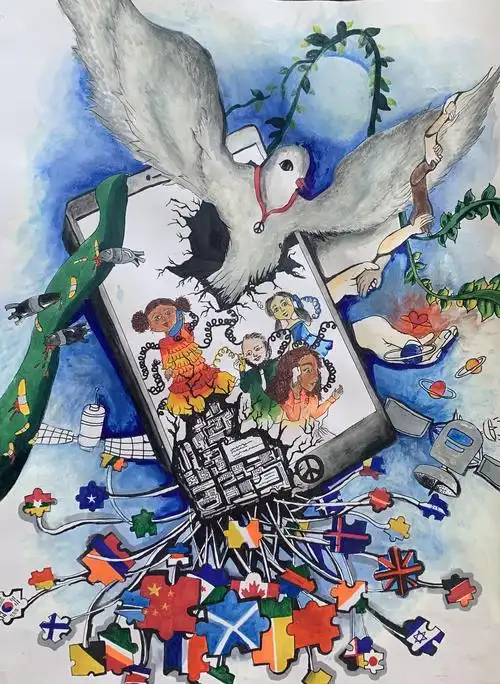 其它 2020--2021年度和平海报,一二三等奖获奖作品展示 写美篇一等奖