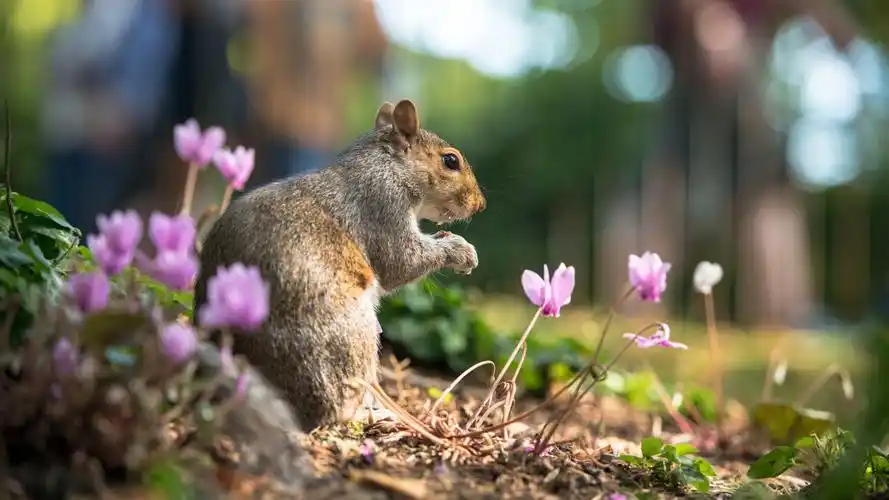 森林可爱动物松鼠桌面壁纸,动物壁纸,松鼠,护眼,可爱,清新,动物,森林