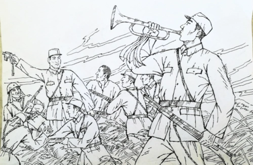 时任八路军清东独立团直属连司号员王相义等人,在敌众我寡情况下,经