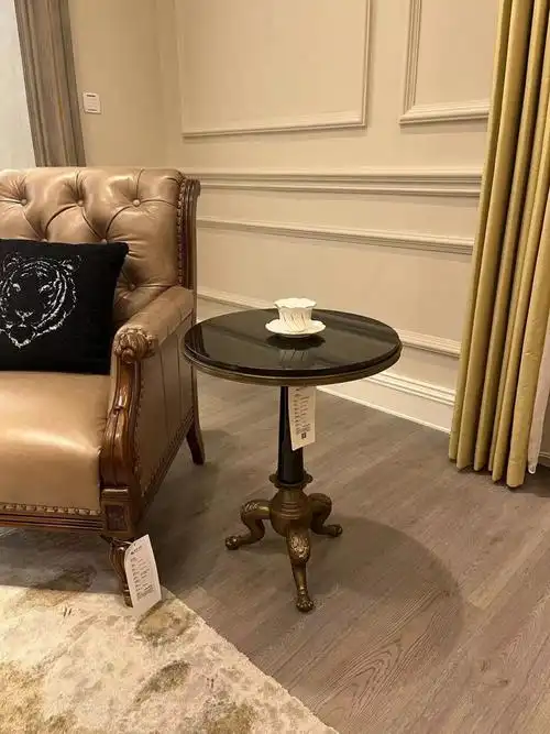 美克美家哈特利花岗岩小圆桌