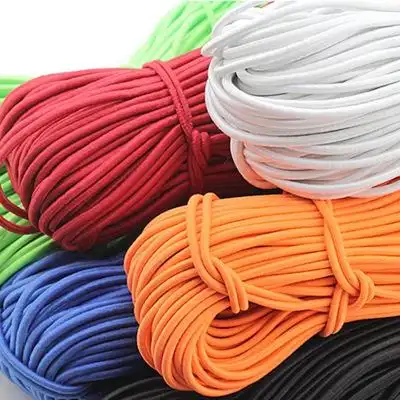 橡筋带绳 圆形松紧带服装辅料彩色橡皮筋 批发孕妇儿童弹力绳