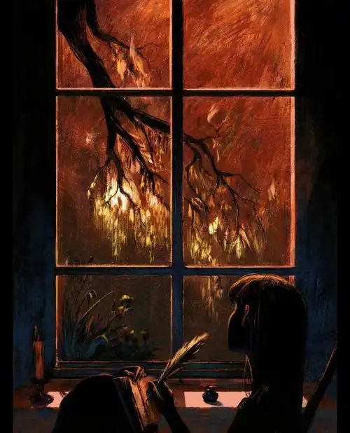 心火原创绘画百图斩插画全勤画师挑战赛lofter画室画霸挑战赛板绘陷入