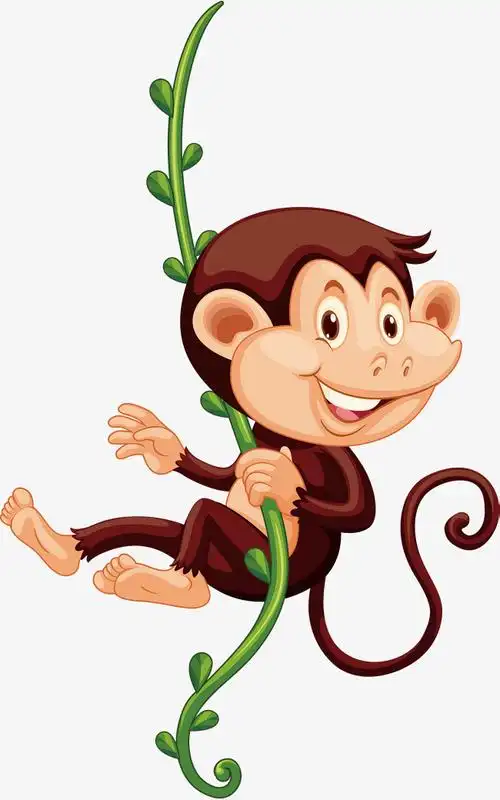 可爱顽皮小猴