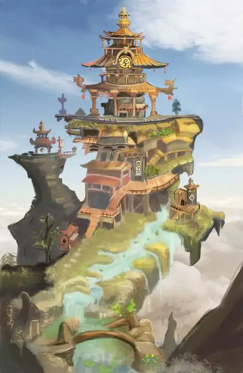 渣手绘系列四之场景原画