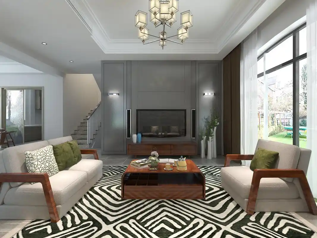 碧桂园钻石郡-208平现代简约风格_效果图|图片|装修案例-新浪家居