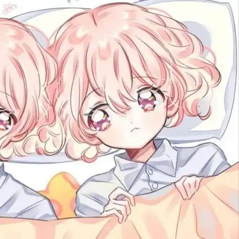 闺蜜头像动漫一个粉色一个蓝色