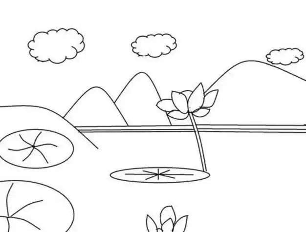 关于夏天景物的简笔画 简笔画图片大全-普车都