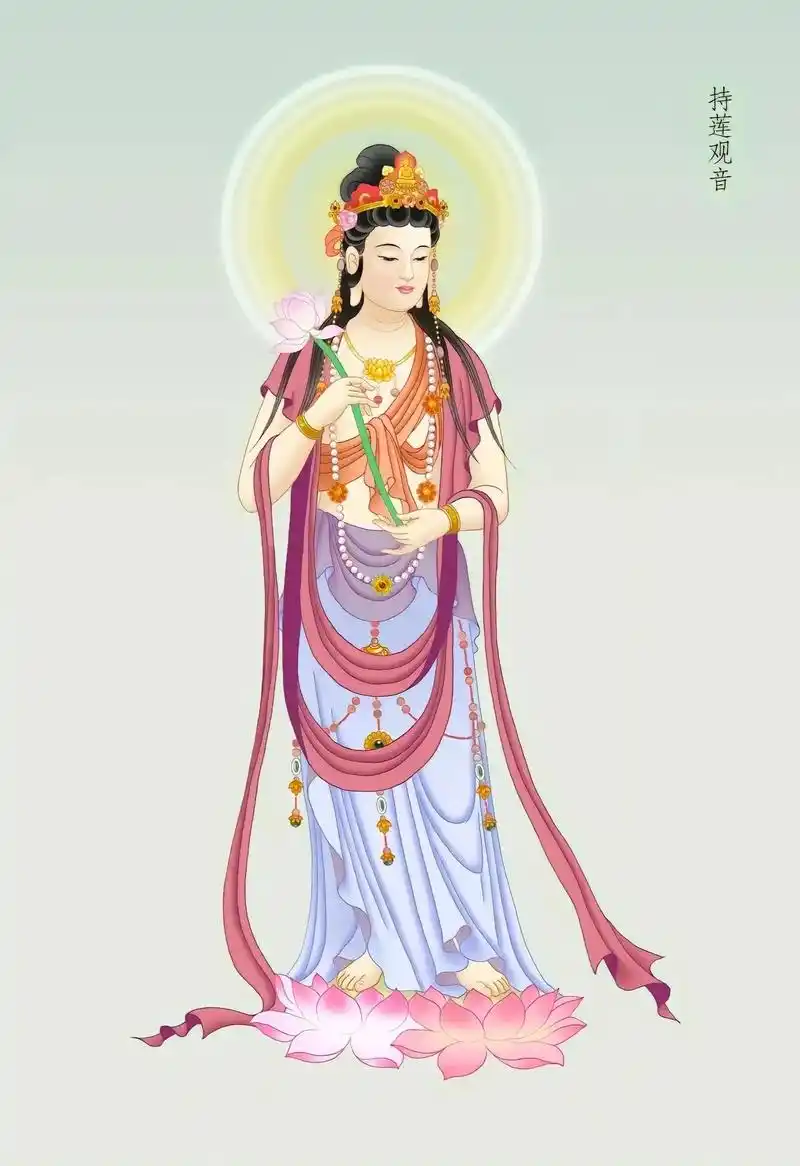 观世音菩萨三十三化身图,见者受益059905990