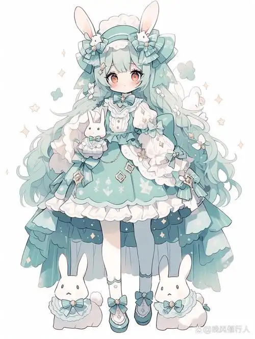 动漫人物   可爱女孩