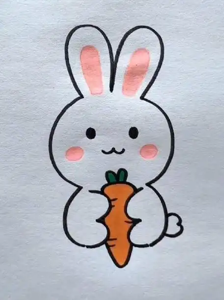 数一数画小白兔用了几个数字3