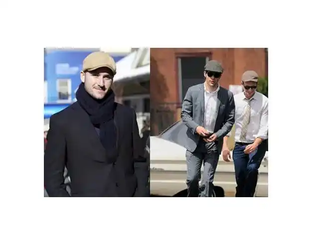 男士穿西服戴什么帽子