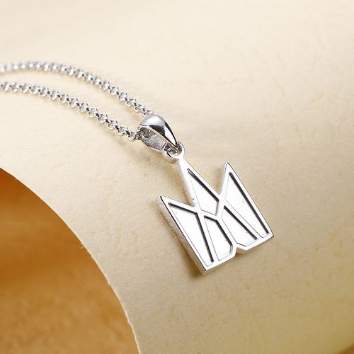 定制925纯银五月天标志项链演唱会阿信logo周边专辑应援吊坠明星