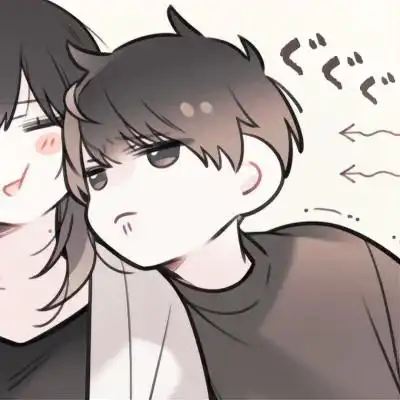 超火甜蜜的动漫情头一对两张图片