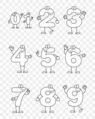数字简笔画数字简笔画大全小动物