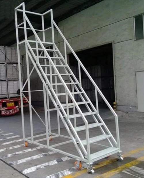 车间活动梯 移动登高梯 七步登高梯
