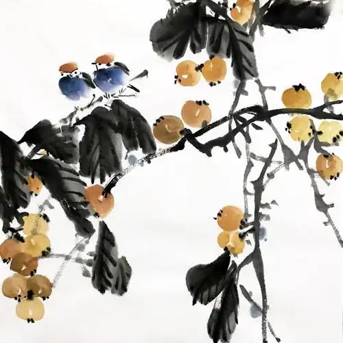 绘画欣赏水墨画红了樱桃绿了芭蕉