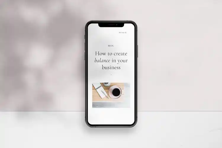 优雅带阴影苹果手机iphone屏幕演示样机psd模板ava–iphonemockup