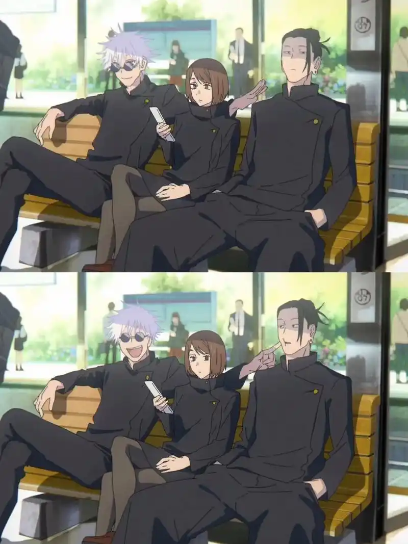 咒术回战# 唉,三人组只有夏油杰在阴影中