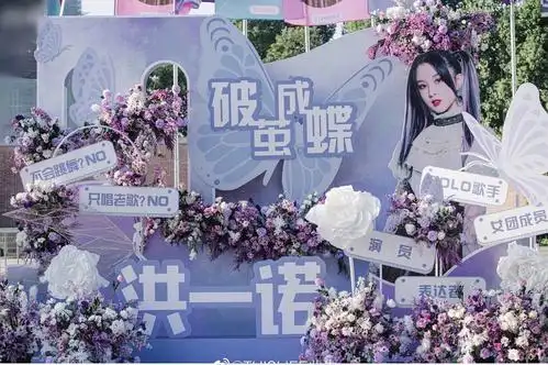 搬运明日之子家族演唱会应援花墙银河系张嘉元任胤蓬田鸿杰李润祺