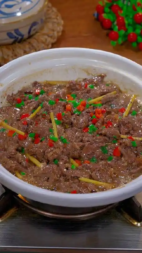 金针菇牛肉煲做法#美食#素素小厨娘的微博视频