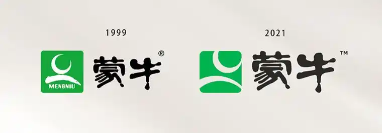 蒙牛换上了新logo这是品牌创立22年来的首次换新