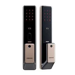 三星指纹锁密码锁shpp50金色gold新款